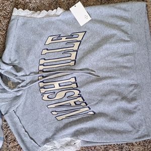 SALE-Pie in the Sky Nashville Short Sleeve Hooded Sweatshirt